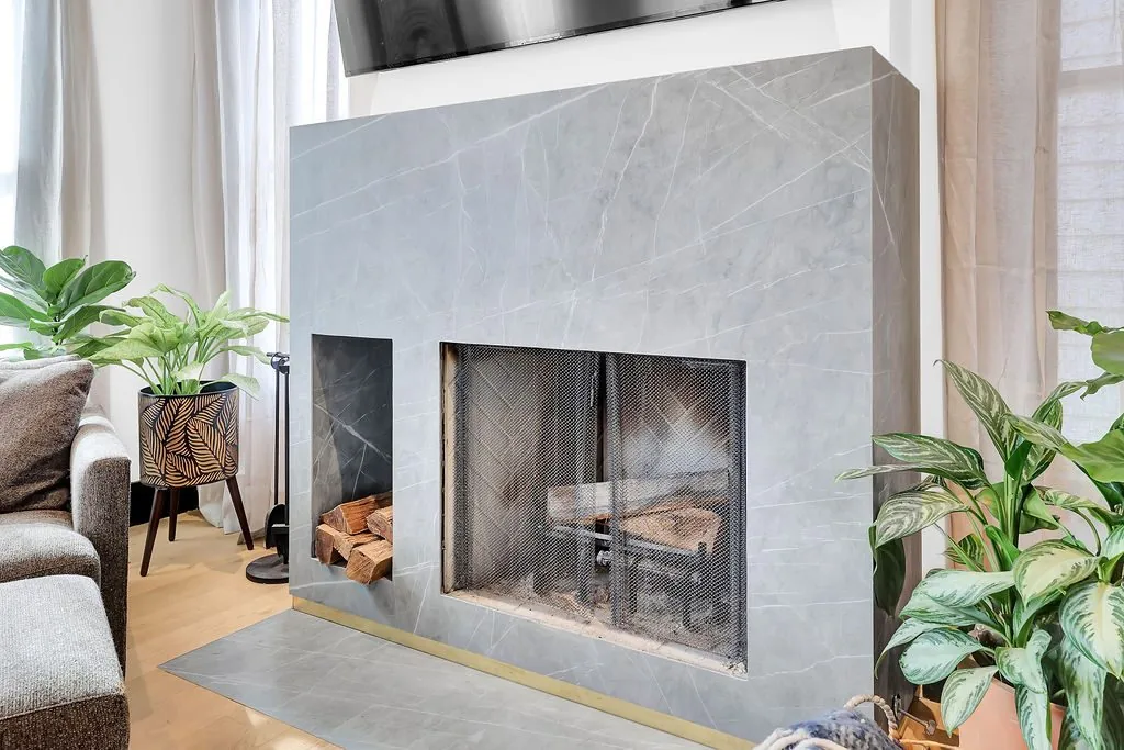 Auburn Ave fireplace