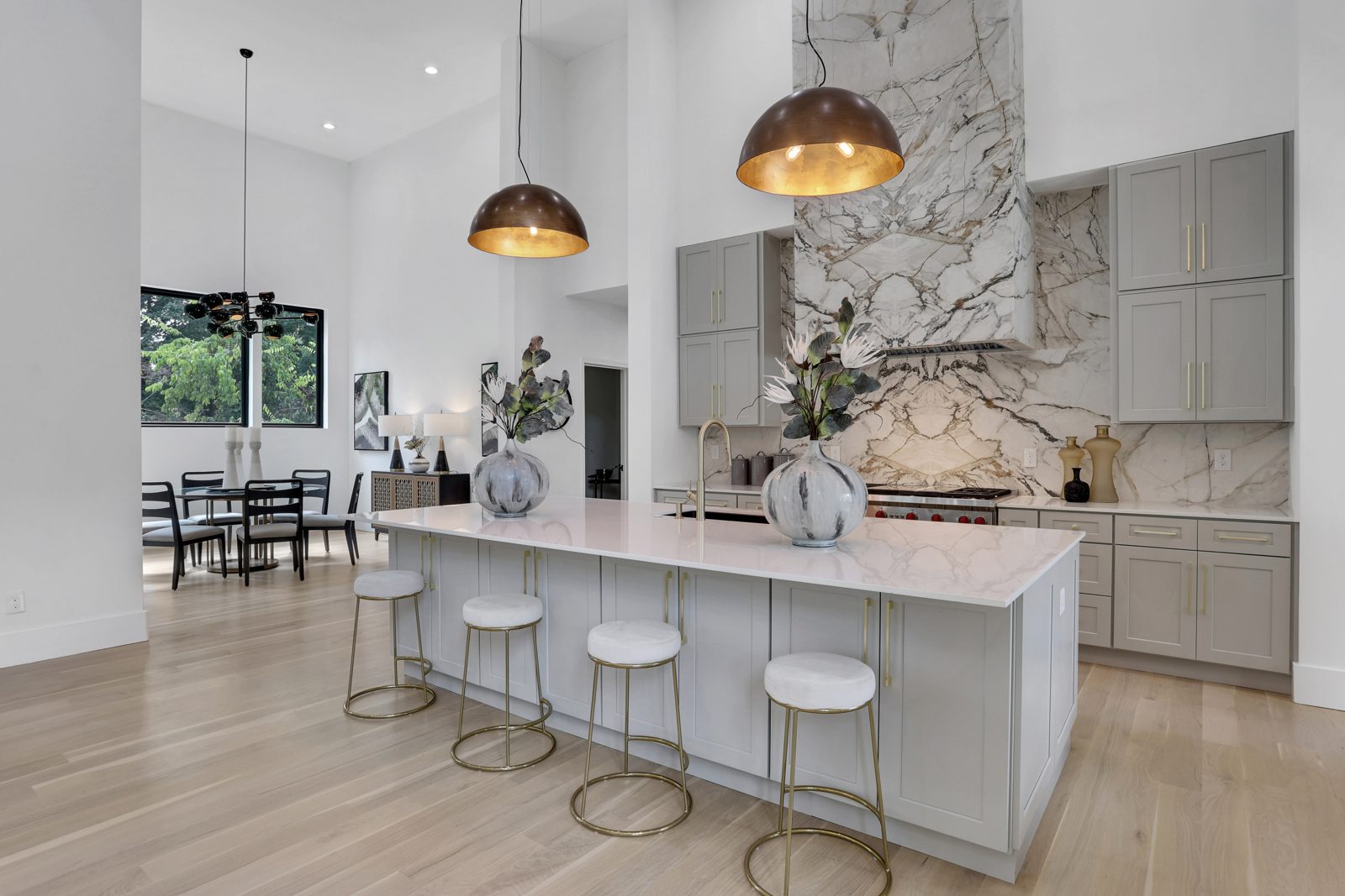 Woodland Brook — Kitchen & marble hood